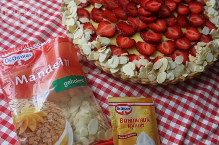 Тарт с йогуртовым муссом фото