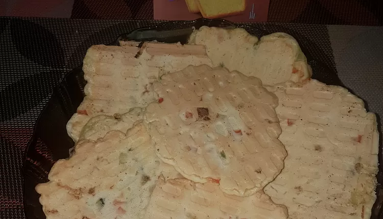 Овощные вафли
