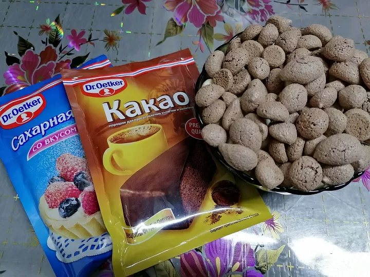 Шоколадное безе фото