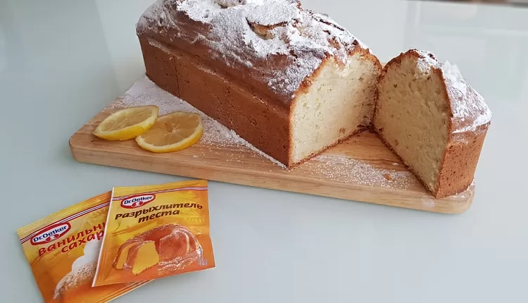 Лимонный кекс