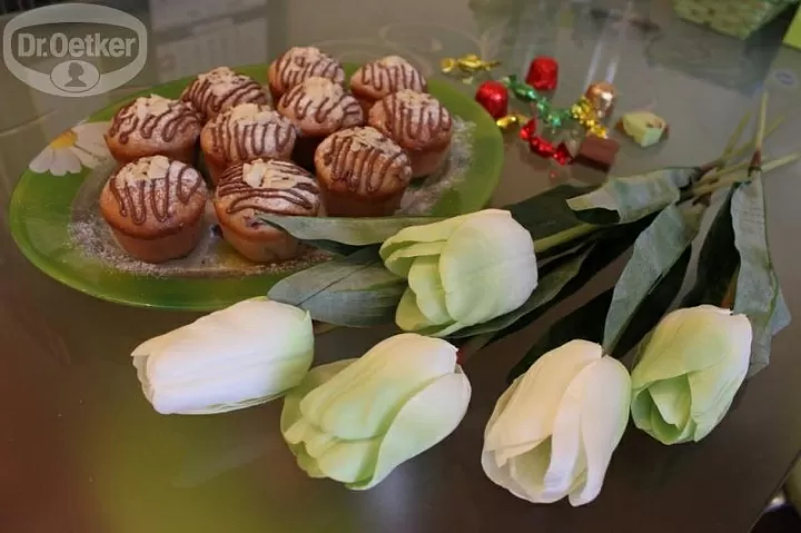 Маффины с вишней фото