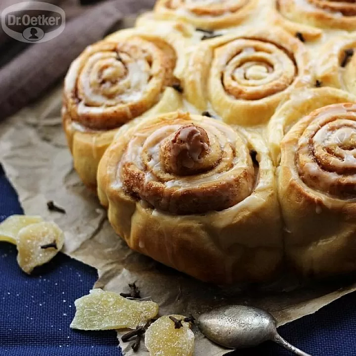 фото рецепта Пирог из булочек Синнабон Пирог из булочек Синнабон фото