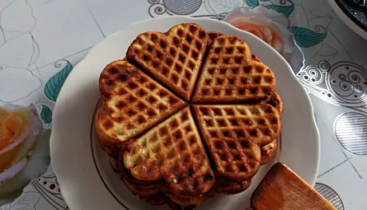 Бельгийские вафли в вафельнице