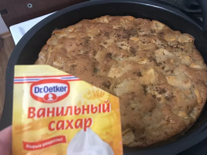 Пирог с яблоками фото