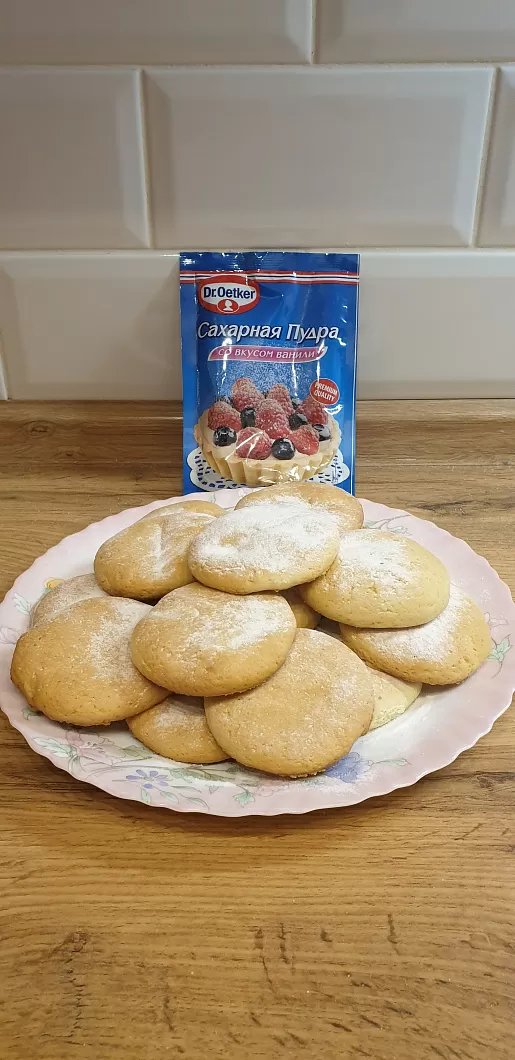 Молочные коржики фото