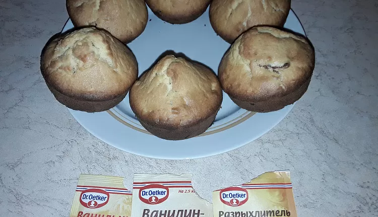 Кекс с курагой