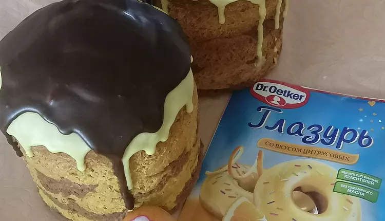 Шоколадно-апельсиновый кулич