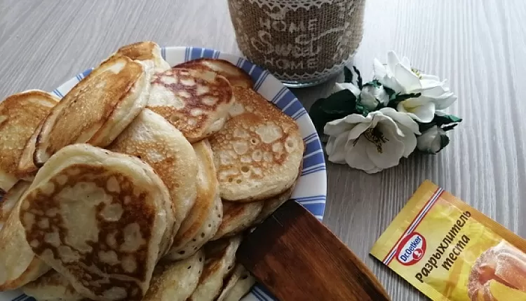 Пышные оладьи