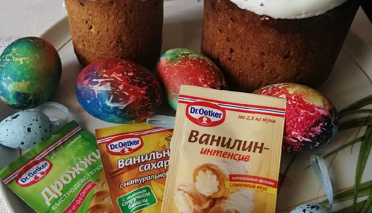 Творожный пасхальный кулич