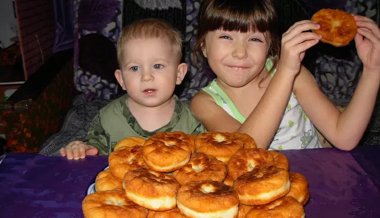 Беляши на молоке
