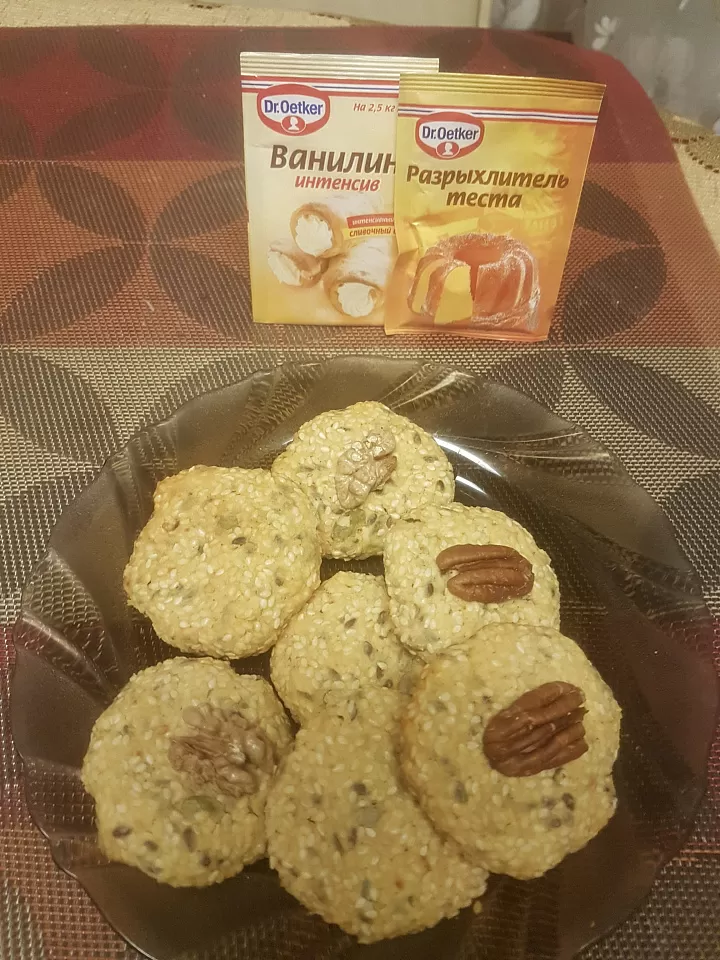 Кунжутное печенье фото