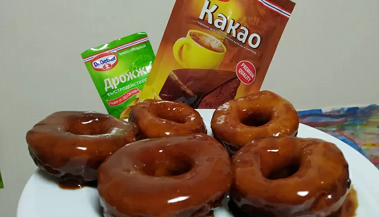 Пончики с глазурью