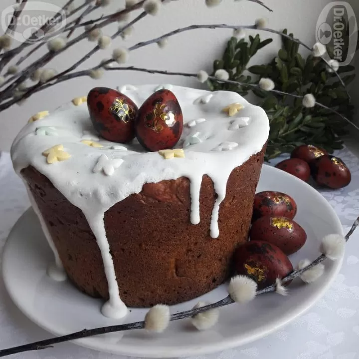 Творожный кулич фото