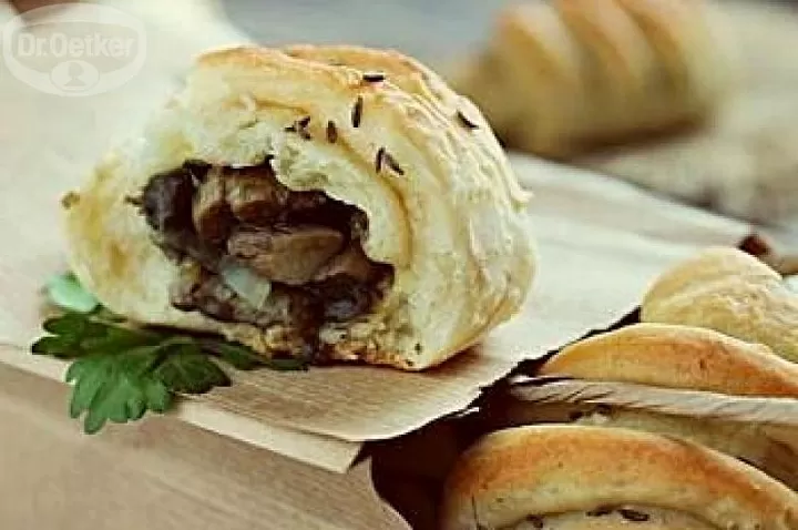 Постные пирожки с грибами фото