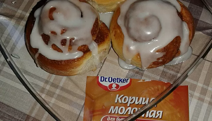 Булочки синнабон фото