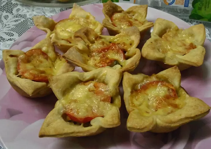 Выпечка "Цветочки" фото