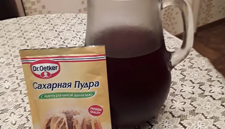 Ягодный морс с корицей