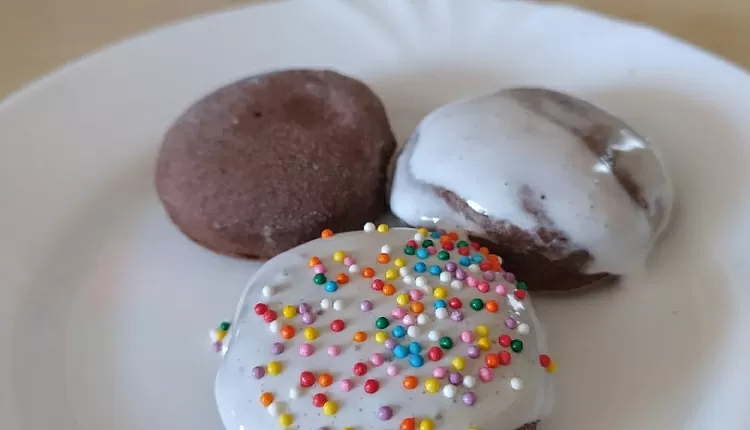 Шоколадные пряники с глазурью