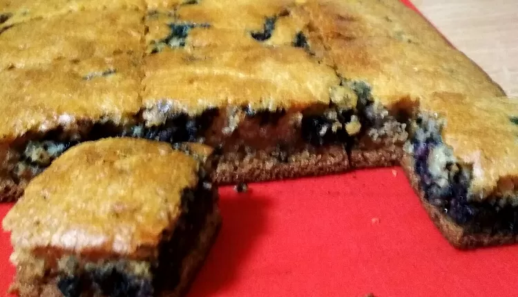 Пирог с черникой