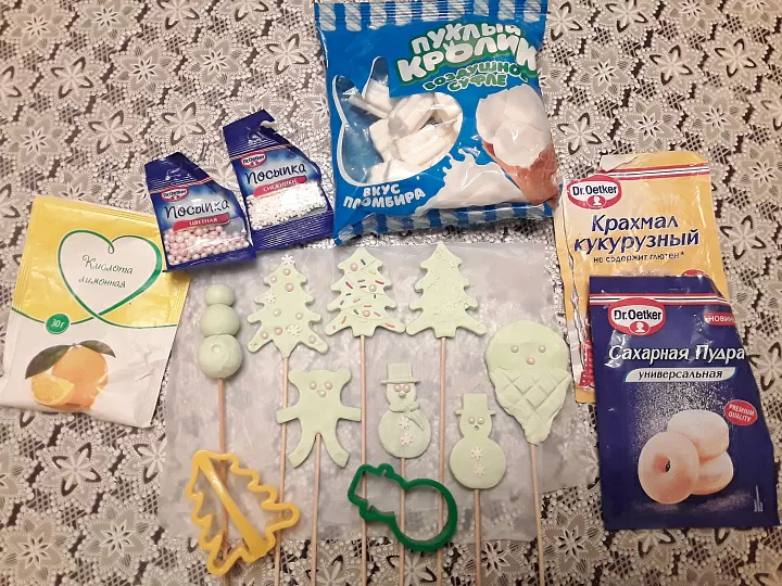 Мастика из маршмеллоу  фото