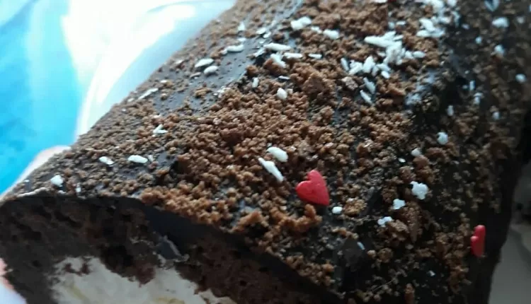 Шоколадный рулет с кокосовым кремом