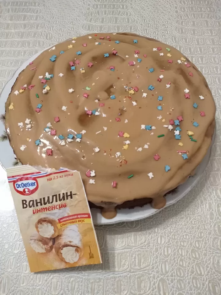 Кофейный пирог фото