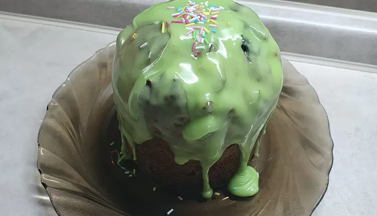 Творожный пасхальный кулич