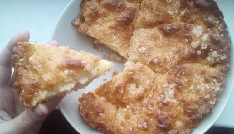 Сахарный пирог со сливками