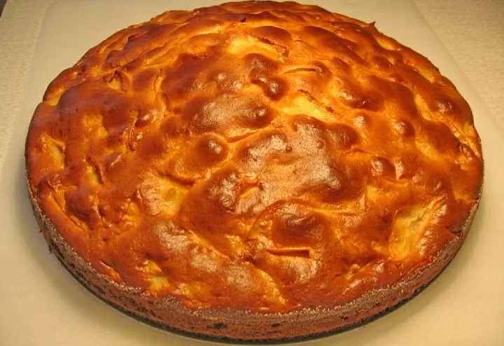 Шарлотка с яблоками  фото