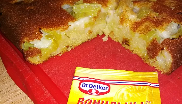 Пирог с ревенем