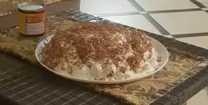 Карамельный торт без выпечки