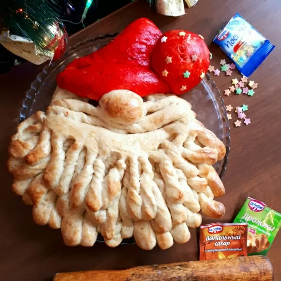 Сладкий хлеб «Дед Мороз»