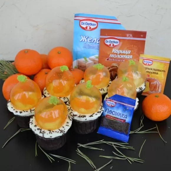 Морковные капкейки, пошаговый рецепт на ккал, фото, ингредиенты - Юлия