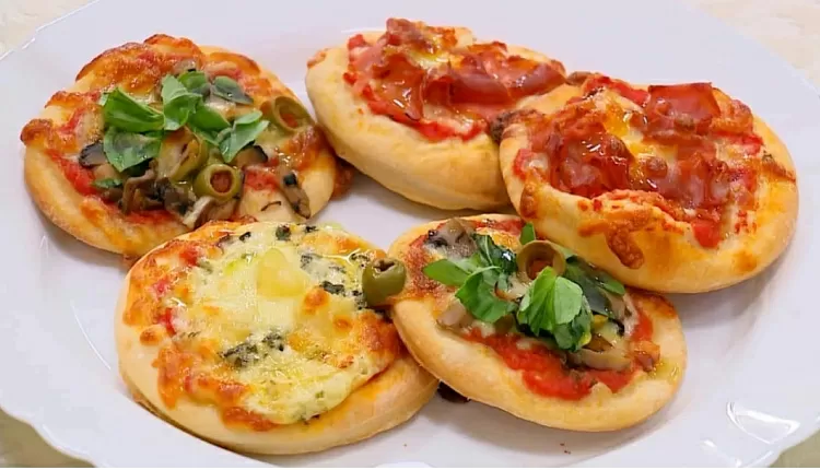 Мини- пиццы с овощами