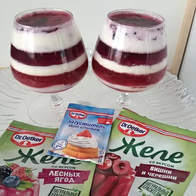 желейный десерт