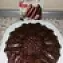 Шоколадный кекс с орехами