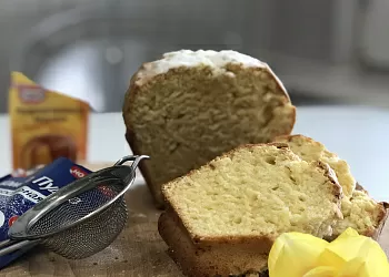 Кекс с лимоном