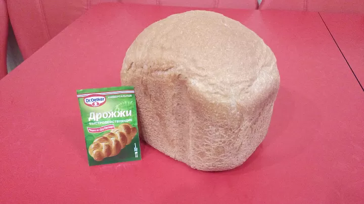 Хлеб из цельнозерновой муки в хлебопечке фото