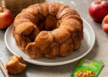 Обезьяний хлеб с яблоками