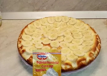 Чизкейк с бананом