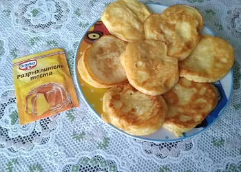 Вкусные оладьи на ряженке