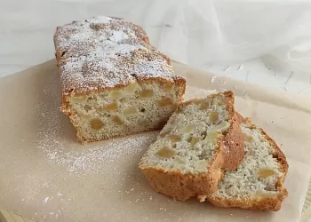 Кекс с яблоками (ленивая шарлотка)