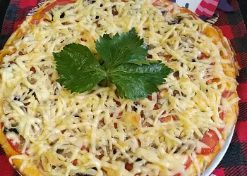 Воздушная дрожжевая пицца