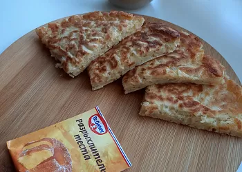 Сырная лепешка на завтрак