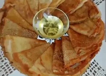 Блинчики на кефире и кипятке