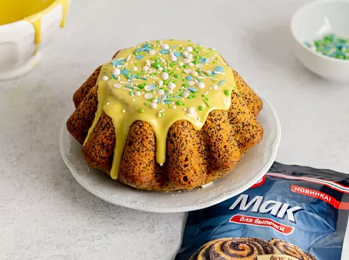 Постный маковый кекс