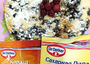 Ягодный пирог в мультиварке