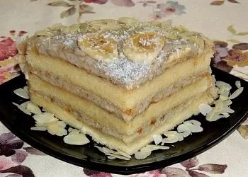 Банановый торт