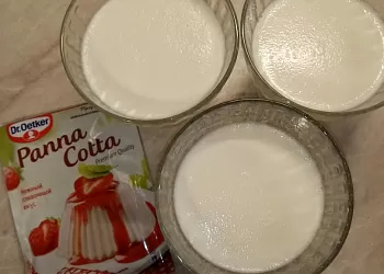 Десерт "Panna Cotta"