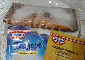 Лимонный кекс с лимонной глазурью